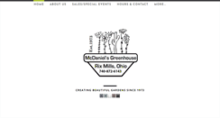 Desktop Screenshot of mcdanielsgreenhouse.com